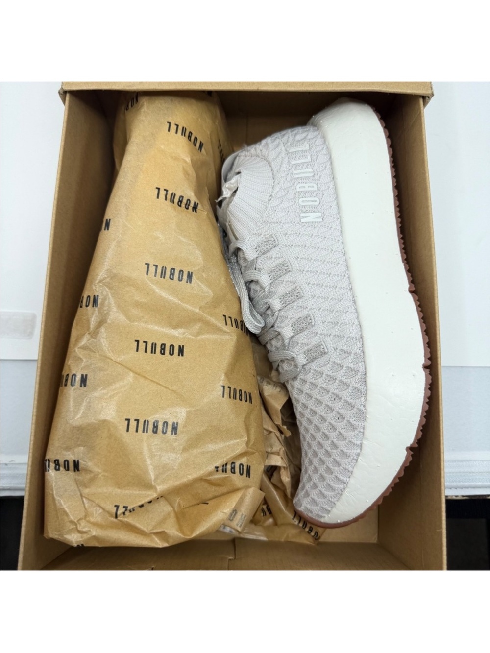 NOBULL Drive Knit Sneaker - Crater Grey & White